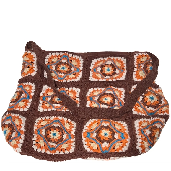 NWOT FREE PEOPLE CATCH ME CROCHET BOHO CROSSBODY BAG - Picture 7 of 13